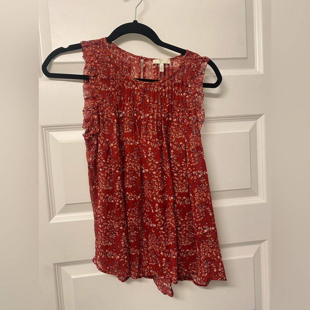 2 Joie silk shirts xs great condition